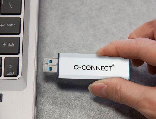 Pen drive usb q-connect flasf 128 gb 3.0 , Q-connect , 68114 , 5705831163751